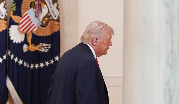 El discurso de Trump fue realmente un refrito de lo que ha estado diciendo durante días sobre la guerra en Irán, concluye el corresponsal de la BBC.
