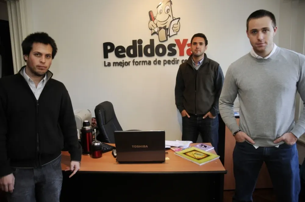 Ruben Sosenke, Álvaro García y Ariel Burschtin