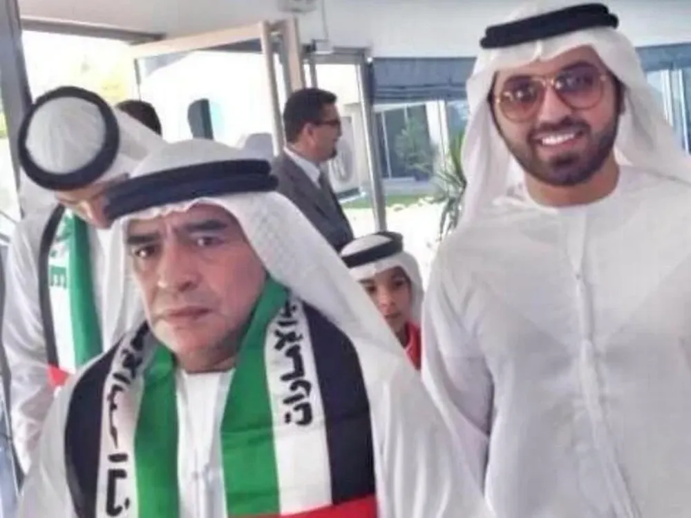 Maradona en Dubai