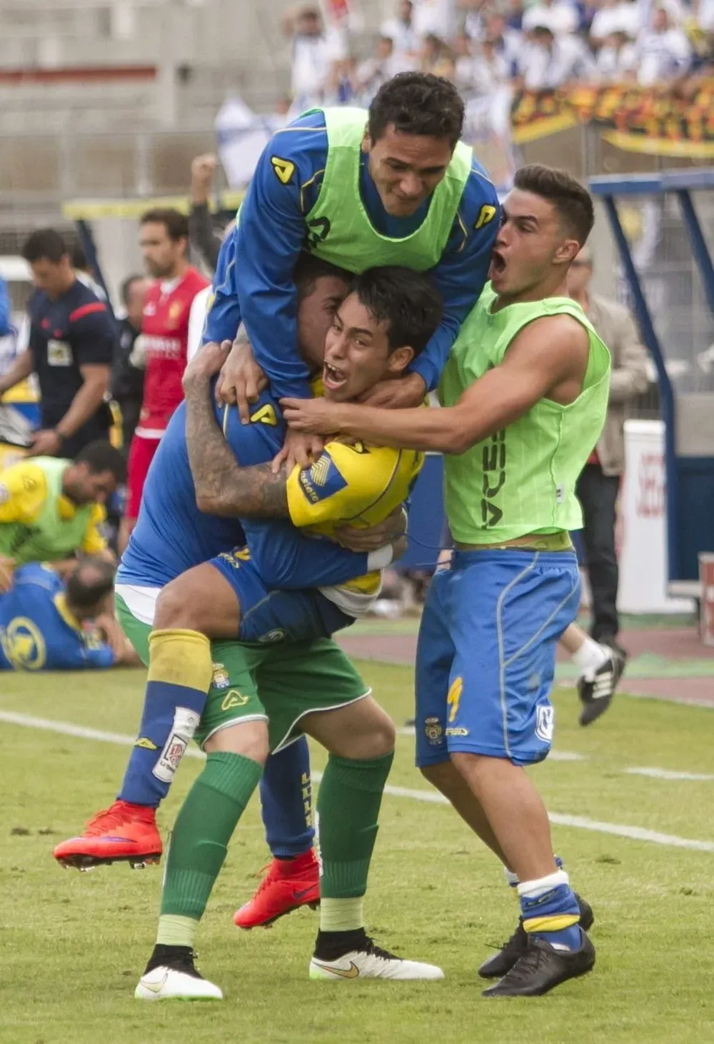 Marcelo Silva en la cima del festejo