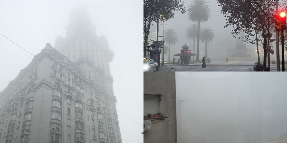 Niebla en Montevideo