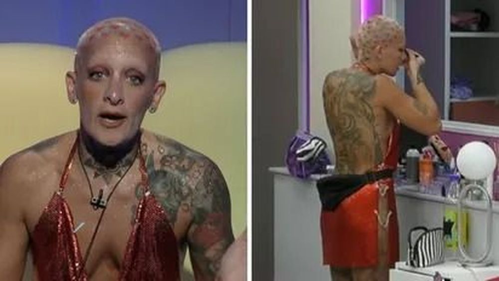 Furia con el vestido rojo en GH