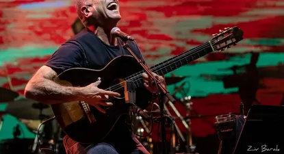 David Broza actuará en Madrid y en Barcelona.