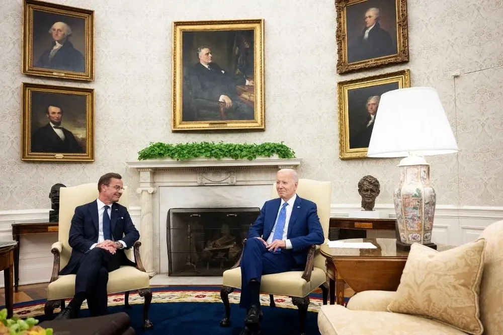 Ulf Kristersson y Joe Biden lograron un acuerdo, pero faltan dos votos clave para el ingreso de Suecia a la OTAN
