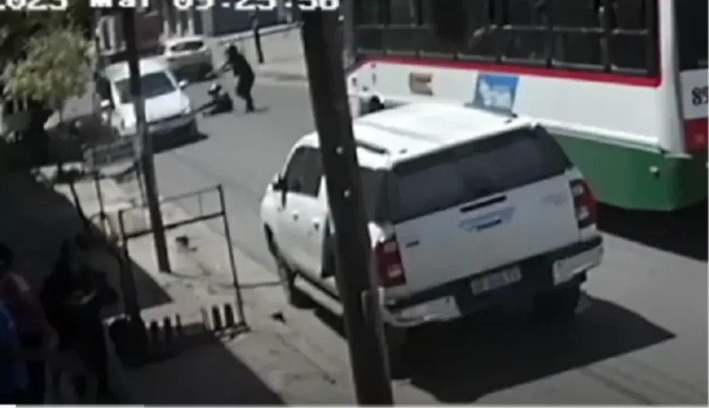 Captura de la cámara de seguridad del lugar