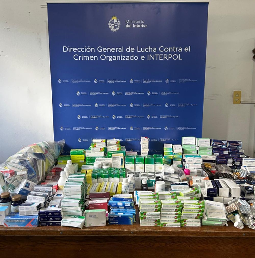 Medicamentos ilegales incautados