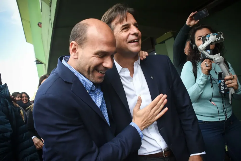 Martín Lema y Luis Lacalle Pou