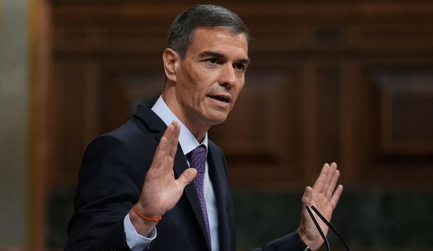 Pedro Sánchez ante el pleno del Congreso este miércoles. EFE