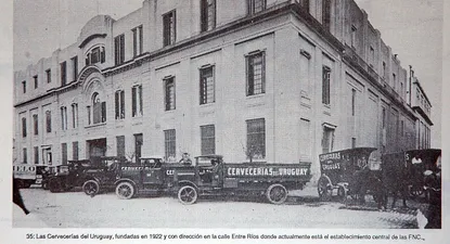 Cervecerías del Uruguay -actual FNC- en 1922