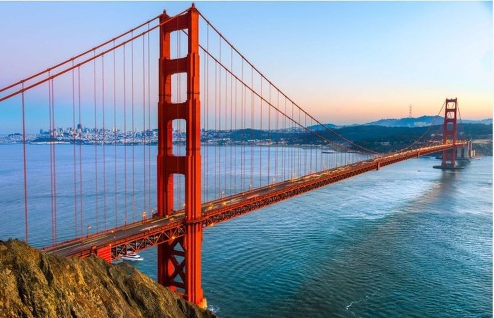 El puente Golden Gate, en la bahía de San Francisco, California.&nbsp;