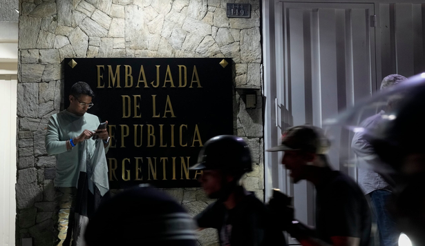 Embajada argentina en Venezuela.