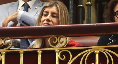 La esposa del presidente Pedro Sánchez, Begña Gómez.