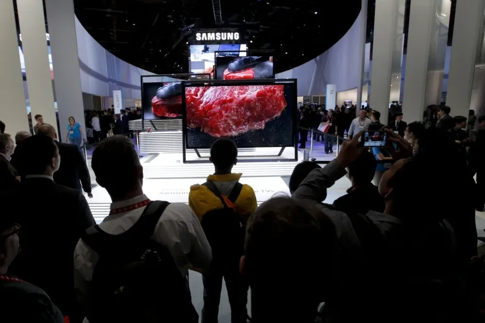 El espectacular puesto de Samsung en CES, donde presentó varias de sus revolucionarias novedades
