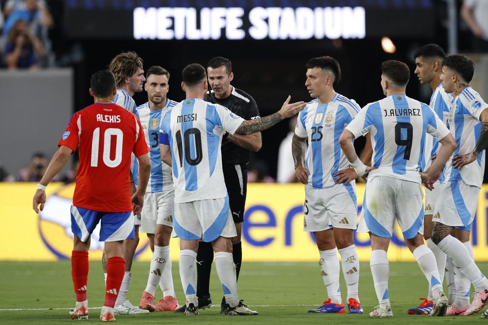 Andrés Matonte en Argentina vs Chile por la Copa América 2024