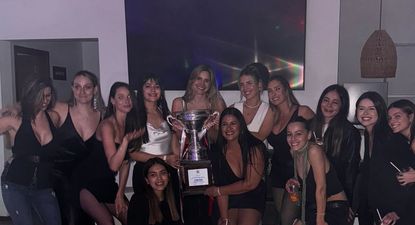 Las parejas de los jugadores de Nacional también festejaron el Torneo Intermedio&nbsp;