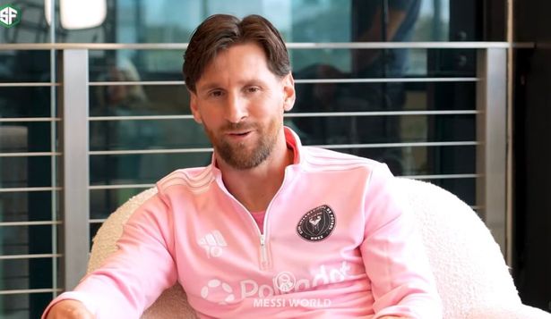 Lionel Messi en una entrevista