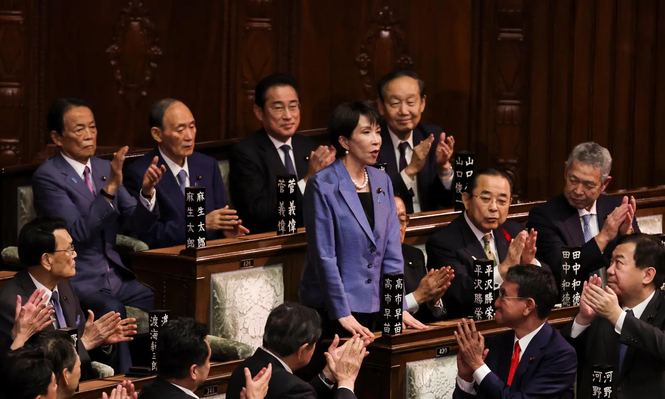 Primera ministra de Japón, Sanae Takaichi