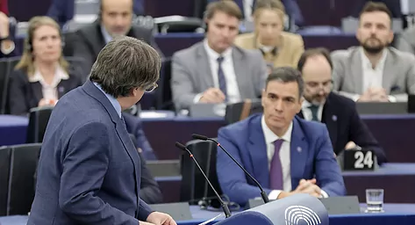 Pedro Sánchez y Carles Puigdemont