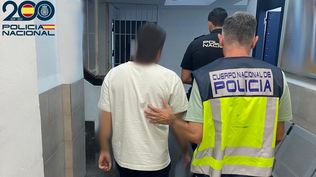 La imagen de un detenido.