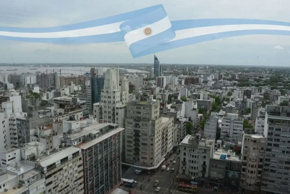 Vista céntrica de Montevideo.