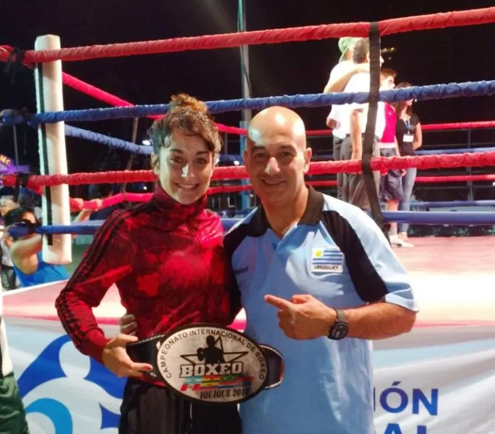 Melanie Ubriaco y Roberto Larrañaga