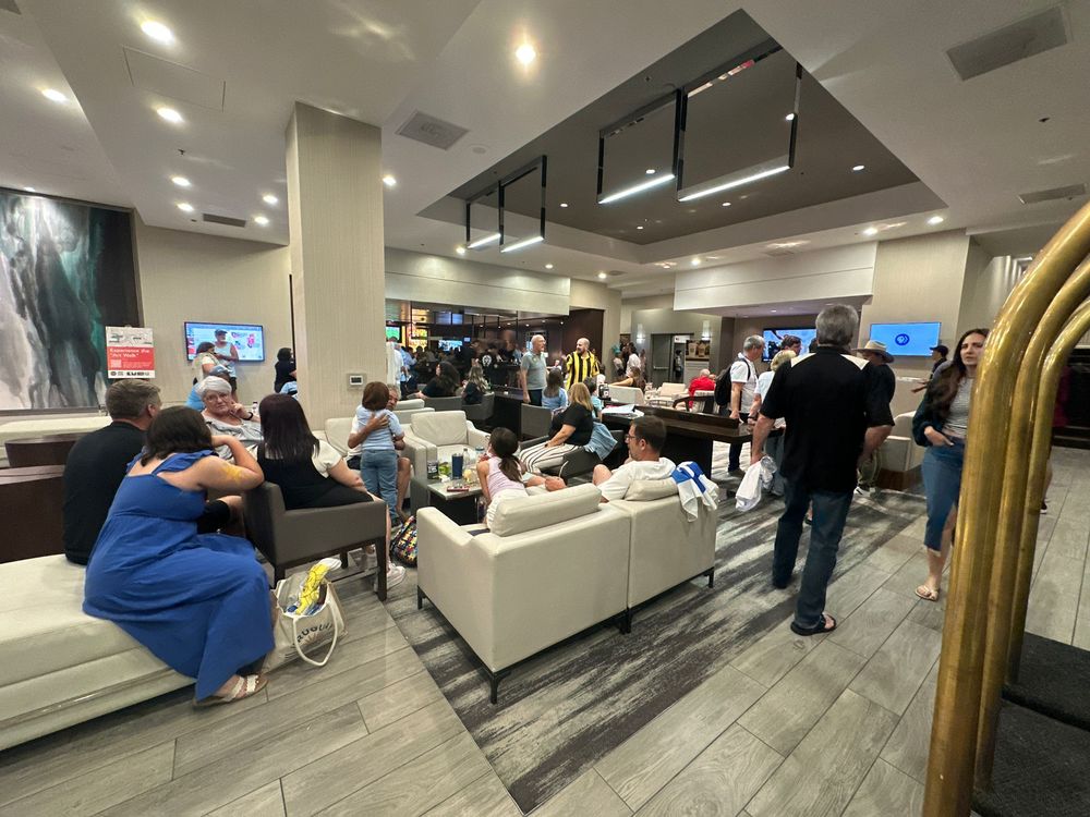 Hinchas de la selección de Uruguay en Kansas