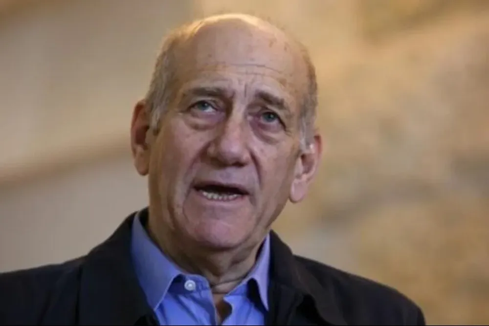Exprimer ministro israelí Ehud Olmert