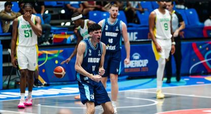 La selección uruguaya de básquetbol perdió con lo justo ante Brasil por la AmeriCup