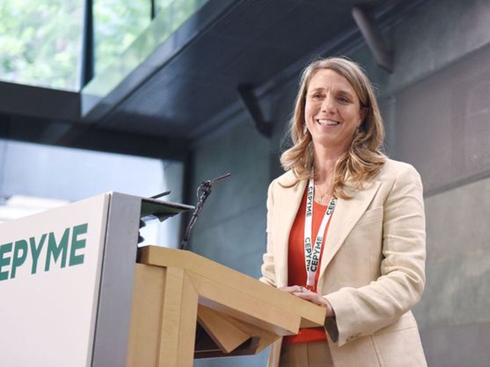 La nueva presidenta de Cepyme, Ángela de Miguel. EUROPA PRESS