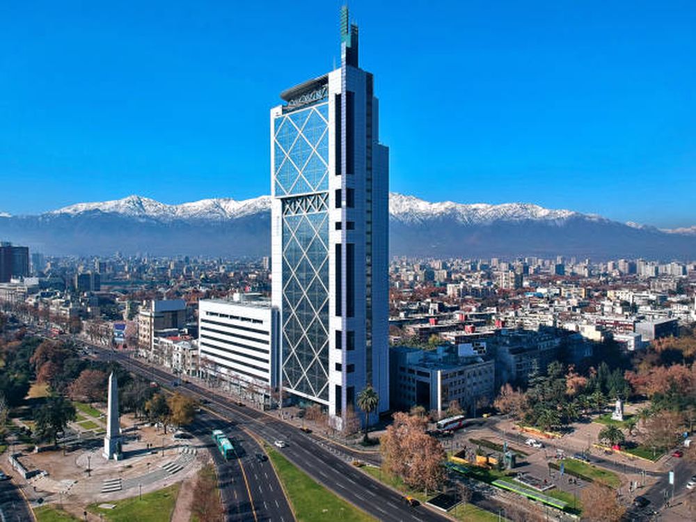 La torre de Telefónica en Chile.&nbsp;