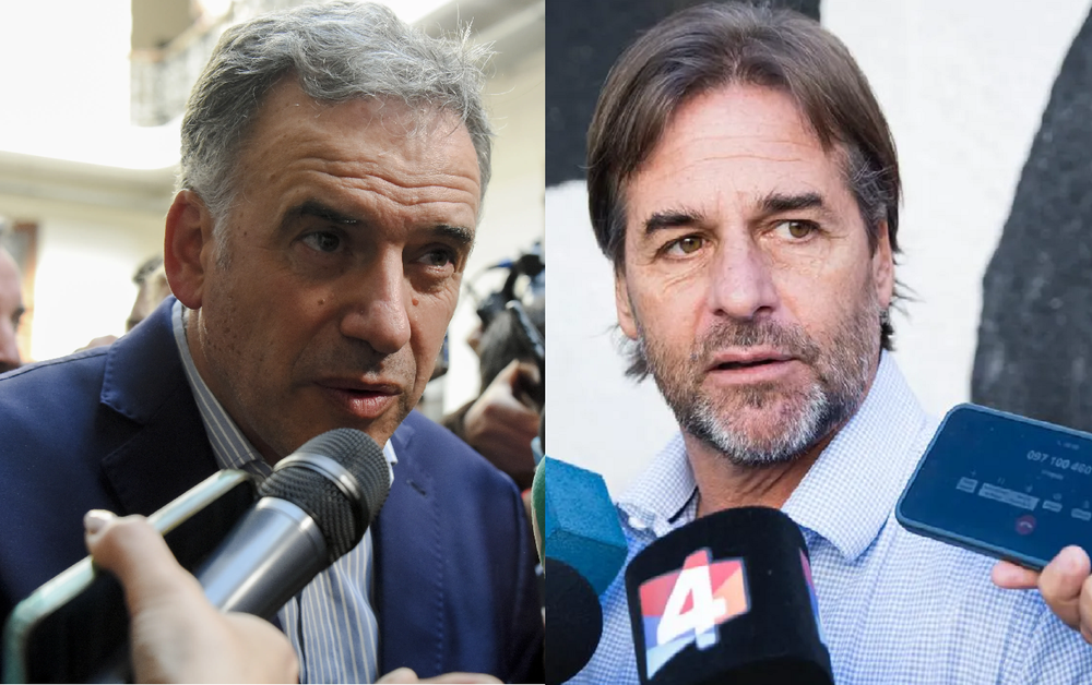 Yamandú Orsi y Luis Lacalle Pou