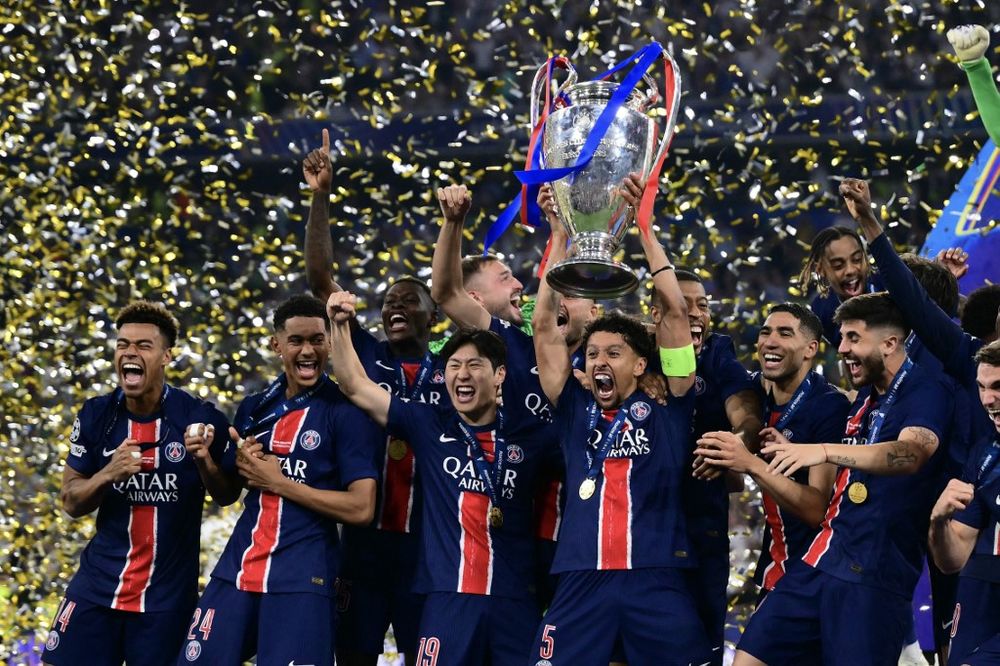 El festejo de PSG