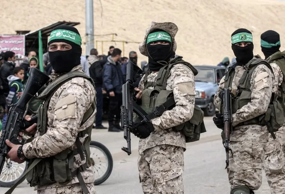Miembros de Hamas en Rafah, a fin de año.