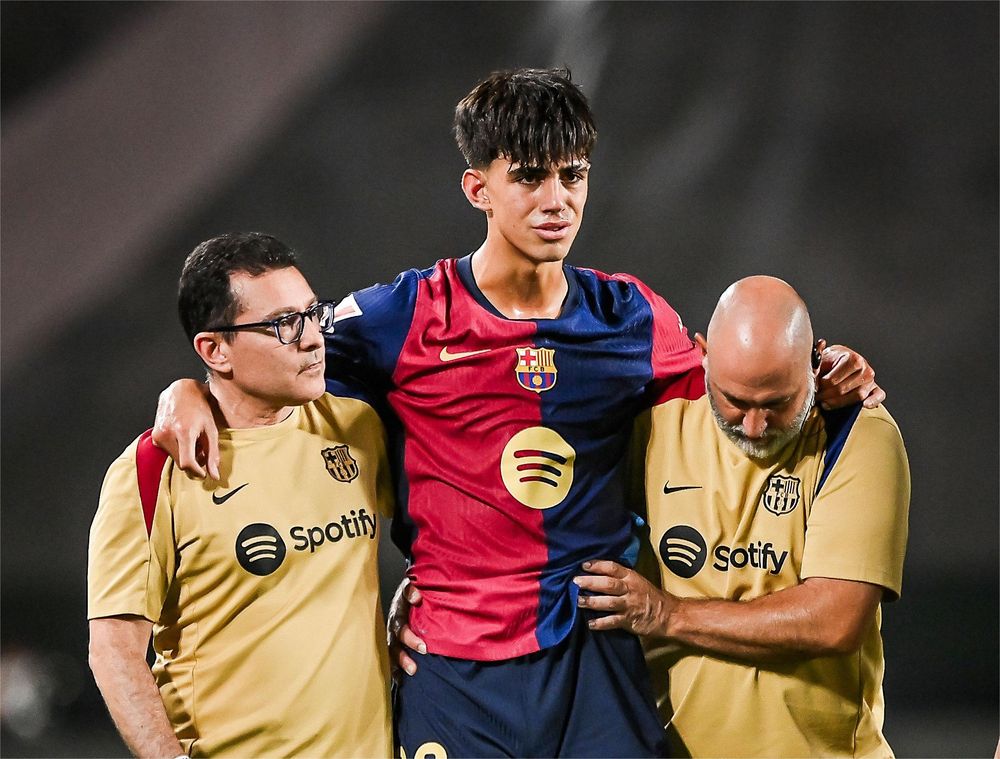 Dura baja para el FC Barcelona.