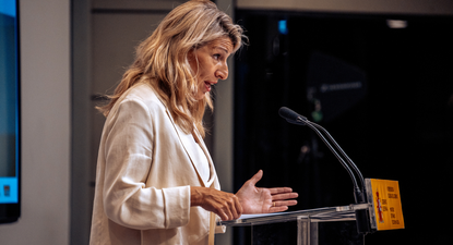 La vicepresidenta segunda, Yolanda Díaz