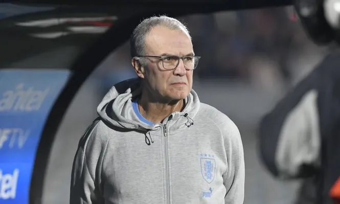 Marcelo Bielsa, entrenador de Uruguay