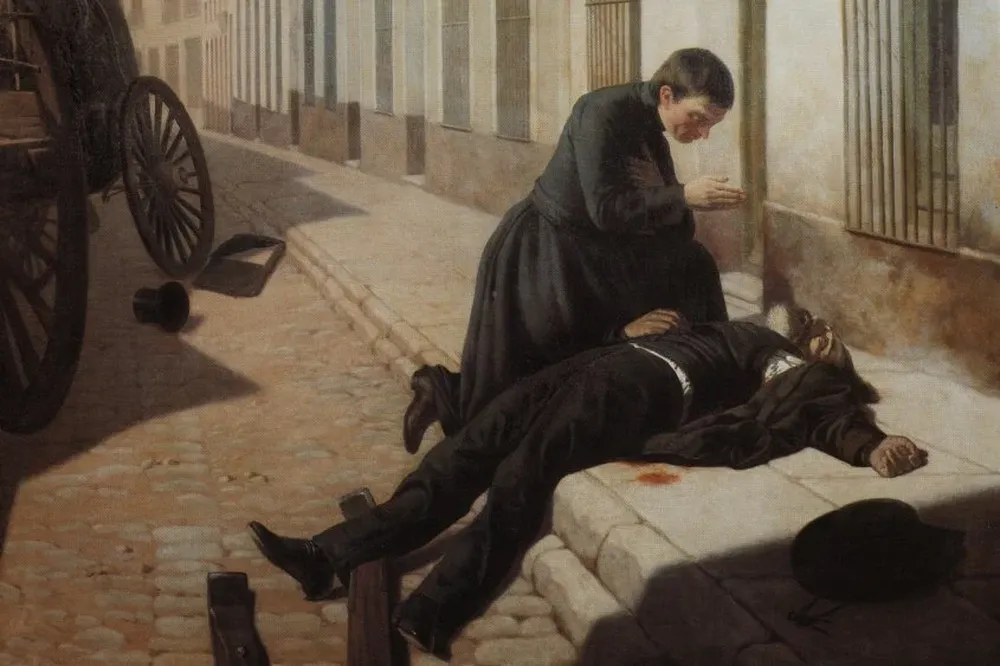 Muerte del general Venancio Flores