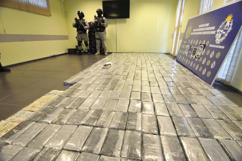 Operativo contra el narcotráfico. Archivo