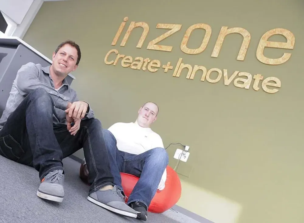 Marcelo Kronfeld y Emiliano Sandler, directores de Inzone. L. Carreño