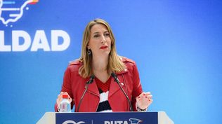 La líder del PP en Extremadura y presidenta de la Junta, María Guardiola.