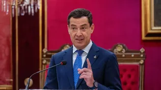 El presidente de la Junta de Andalucía, Juanma Moreno.