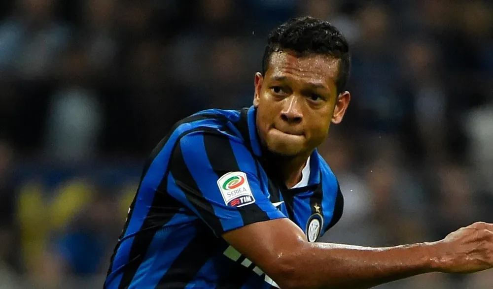 Fredy Guarin con la camiseta del Inter