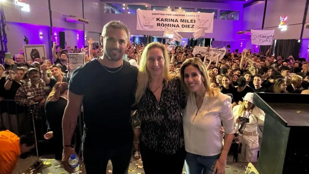 Karina Milei Martín Menem Romina Diez.jpg