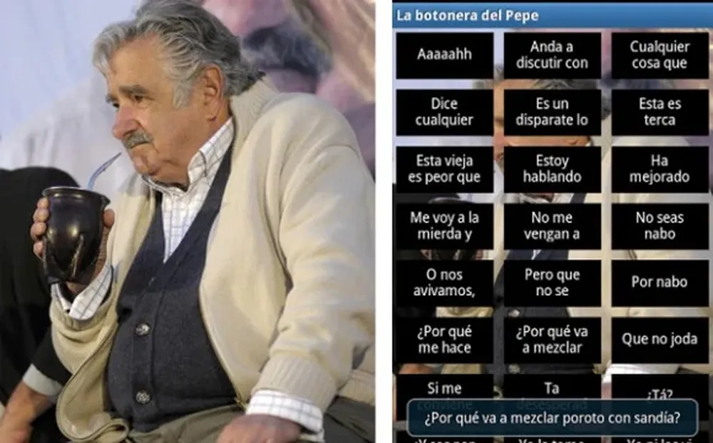 La botonera del Pepe es una aplicación para Android que reúne las frases más conocidas del presidente uruguayo, José Mujica