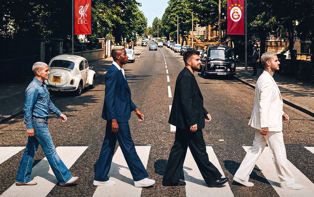 Lucas Torreira al estilo de Los Beatles en la previa de Galatasaray vs Liverpool por Champions League