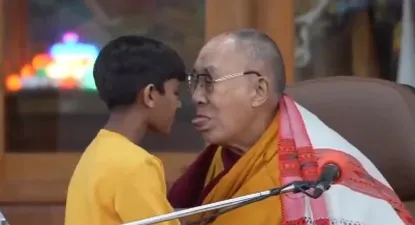 Dalai Lama: el momento de la polémica