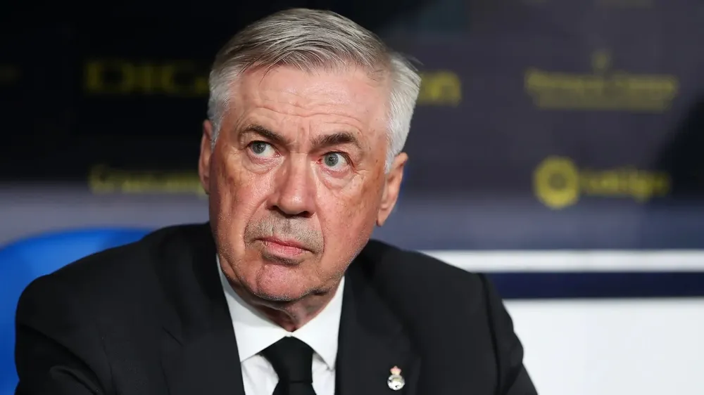El técnico del Real Madrid, Carlo Ancelotti.