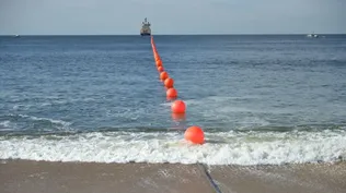 ANTEL calificó de hito histórico el primer cable submarino de fibra óptica