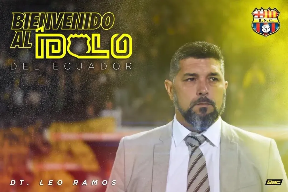Así anunciaron a Leo Ramos en Barcelona de Ecuador