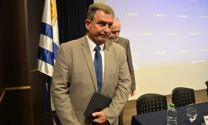 El presidente de Ancap, Alejandro Stipancicic.